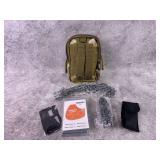 Emergency Survival Kit w/ MOLLE Pouch