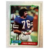 ROOKIE CARD 1981 TOPPS FRED SMERLAS