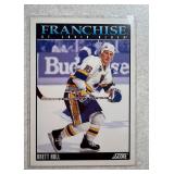 1992 SCORE HOF BRETT HULL CARD