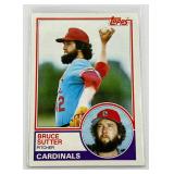 1983 TOPPS HOF BRUCE SUTTER CARD