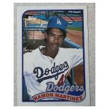 ROOKIE CARD 1989 TOPPS RAMON MARTINEZ