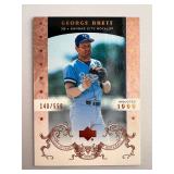 RARE CARD HOF GEORGE BRETT # 140 OF 5