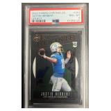 2020 Panini Chronicles Legacy Justin Herbert PSA 8
