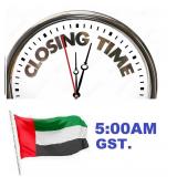 UAE, DUBAI - AUCTION CLOSING TIME - 5:00AM (01-19