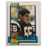 ROOKIE CARD 1990 TOPPS TRADED HOF JUN