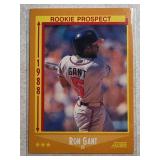 ROOKIE CARD 1988 SCORE RON GANT