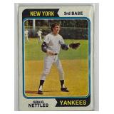 1974 TOPPS GRAIG NETTLES CARD
