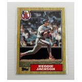 1987 TOPPS HOF REGGIE JACKSON CARD