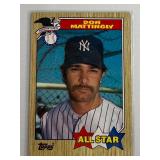 EARLY CARD 1987 TOPPS DON MATTINGLY