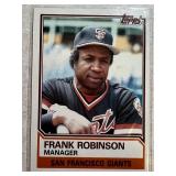 1983 TOPPS HOF FRANK ROBINSON CAR