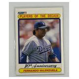 1990 FLEER FERNANDO VALENZUELA CARD