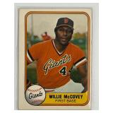 1981 FLEER PREMIER HOF WILLIE MCCOVEY