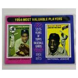 1975 TOPPS HOF WILLIE MAYS/YOGI BERRA