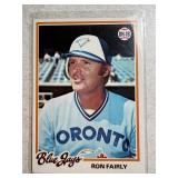 1978 TOPPS RON FAIRLY CARD