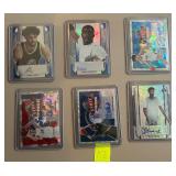 Lot, (6) Autographed Sports Cards 9