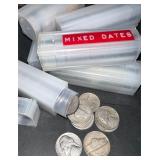 Lot, Aprox. (40) Jefferson Nickels Coins Pre 1960