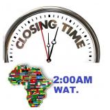 AFRICA - AUCTION CLOSING TIME - 2:00AM (1-25