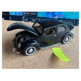 Black VW Bug Diecast Car