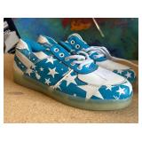 Blue/ White Star Shoes