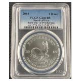 2018 SOUTH AFRICA FIRST DAY OF PRODUCTION SILVER