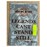 Motorcycle Legends Tin Sign