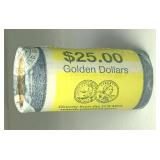 Lot, 25-coins 2000-D Sacagawea $25 Mint Dollars