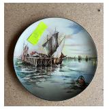 Dock at the Harbor Collectors Plate
