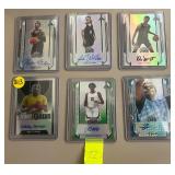 Lot, (6) Autographed Sports Cards 3