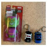 Green Goblin W/ Police car keychains