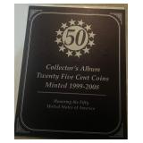 Approx 50 State Coin Collectors Map 2 - Complete