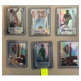Lot, (6) Autographed Sports Cards 8
