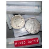 Lot, (1) Mixed Date Peace Silver Dollars In Capsul