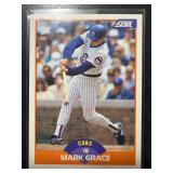 ROOKIE CARD 1989 SCORE MARK GRACE