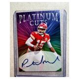 PATRICK MAHOMES PLATINUM CUTS PRINTED AUTO