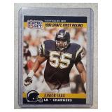 1990 PRO SET JUNIOR SEAU ROOKIE