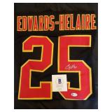 Beckett Autographed/Signed Clyde Edwards-Helaire