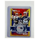 Tom Brady 2000 Rookie Gems Gold rookie card