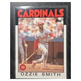 1986 TOPPS HOF OZZIE SMITH CARD