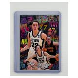Caitlin Clark 2023 Flair Hot Numbers rookie