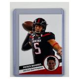 Patrick Mahomes 2014 Hot Shot Prospects rook
