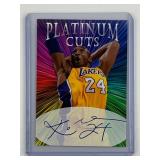 Kobe Bryant Platinum Cuts printed auto