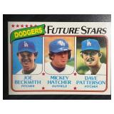 ROOKIE CARD 1980 TOPPS MICKEY HATCHER