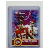Patrick Mahomes 2017 Rookie Gems Gold rookie