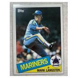 ROOKIE CARD 1985 TOPPS MARK LANG
