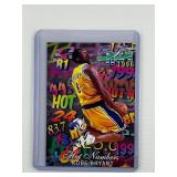 Kobe Bryant 1996 Flair Hot Numbers rookie pr