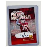 Patrick Mahomes 2017 Autograph Collections r