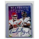 Tom Brady Patrick Mahomes Platinum Cuts prin
