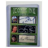 Tom Brady Larry Bird Ted Williams Iconic Ink