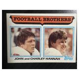 1982 TOPPS HANNAH BROTHERS CARD