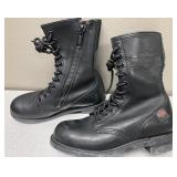 Harley Davidson Black Leather Boots (SZ 9) - Great